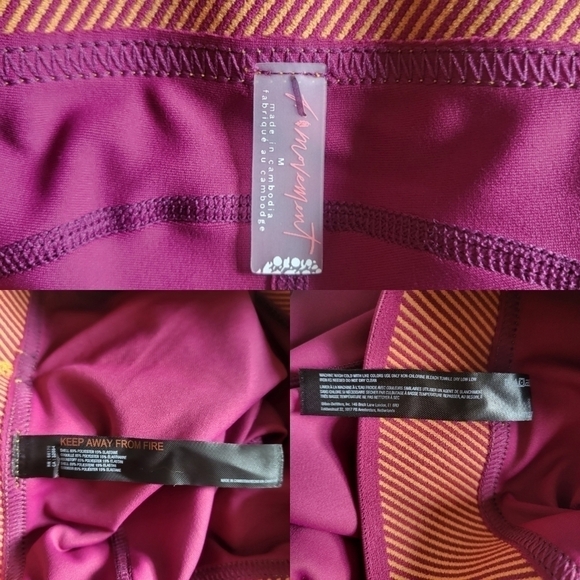 New FP Movement Endurance Mid-Rise Aubergine Run Tight Leggings NWT Size Medium - Picture 16 of 16
